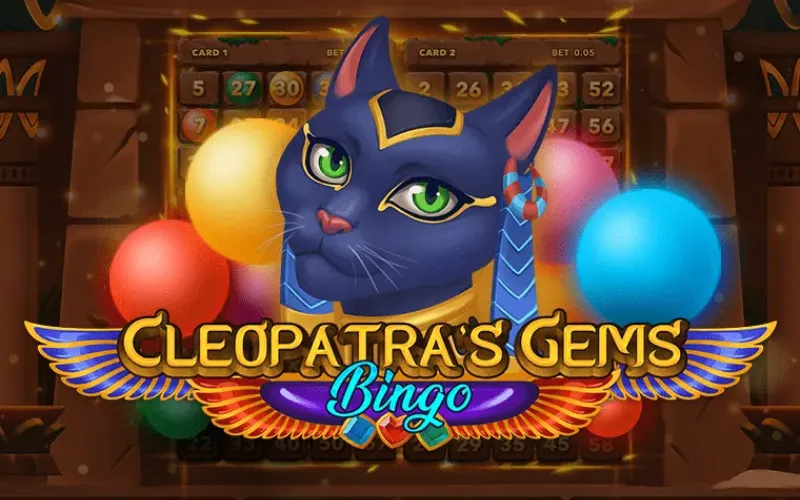 Explore Cleopatra's Gems Bingo for treasures in Ricky Casino Australia.