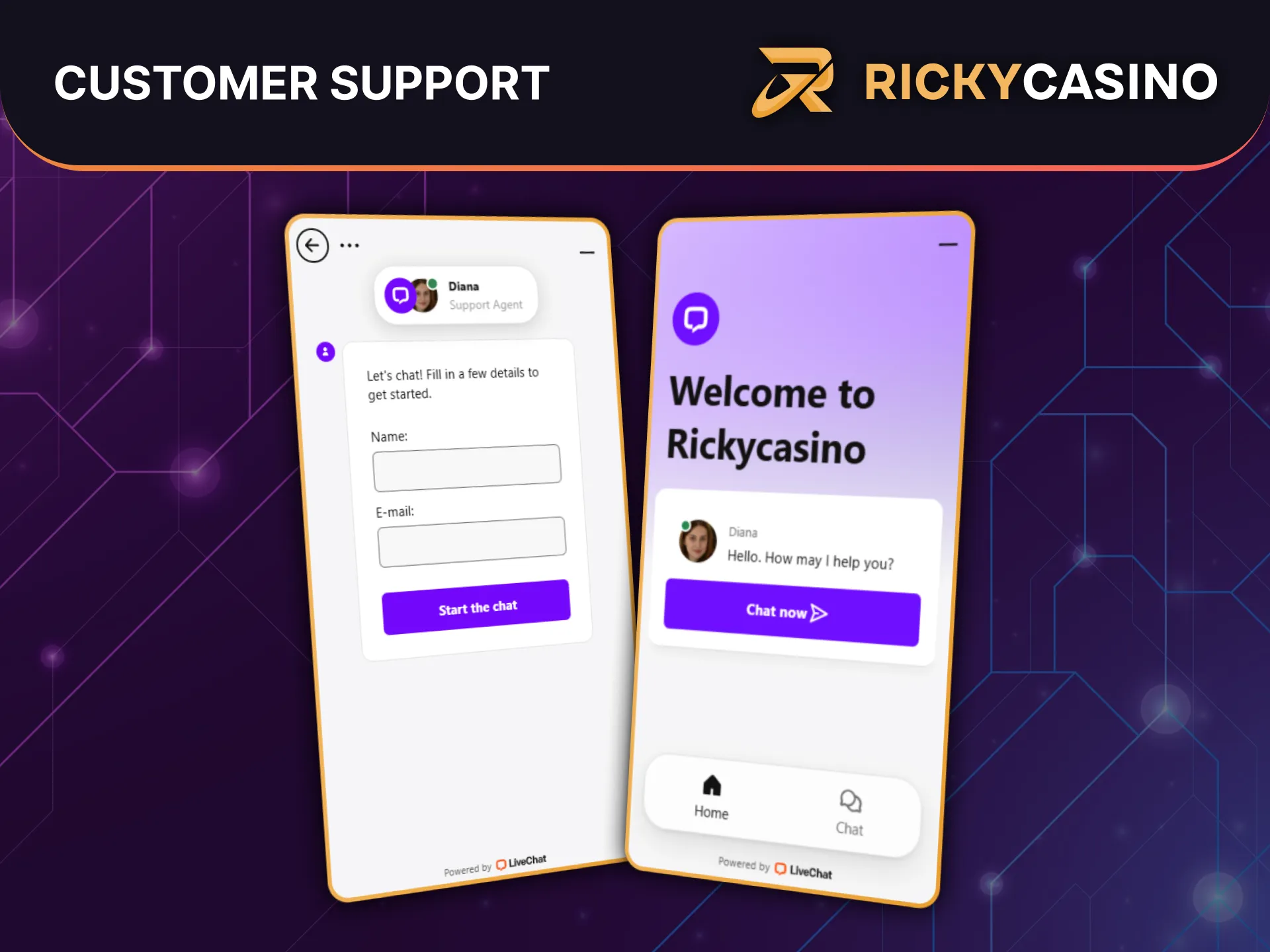 Reach out to Ricky Casino customer support for fast assistance anytime.