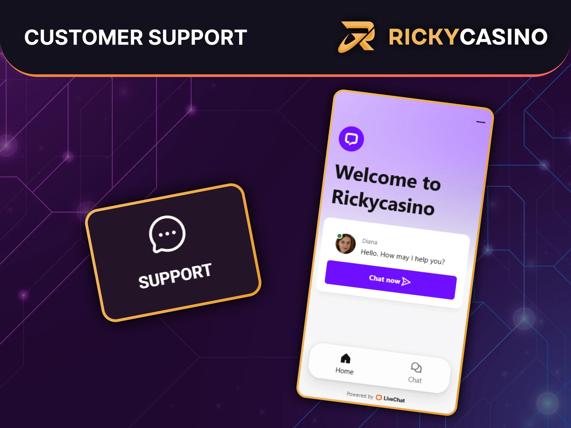 Ricky Casino offers 24/7 customer support for deposit and withdrawal queries.
