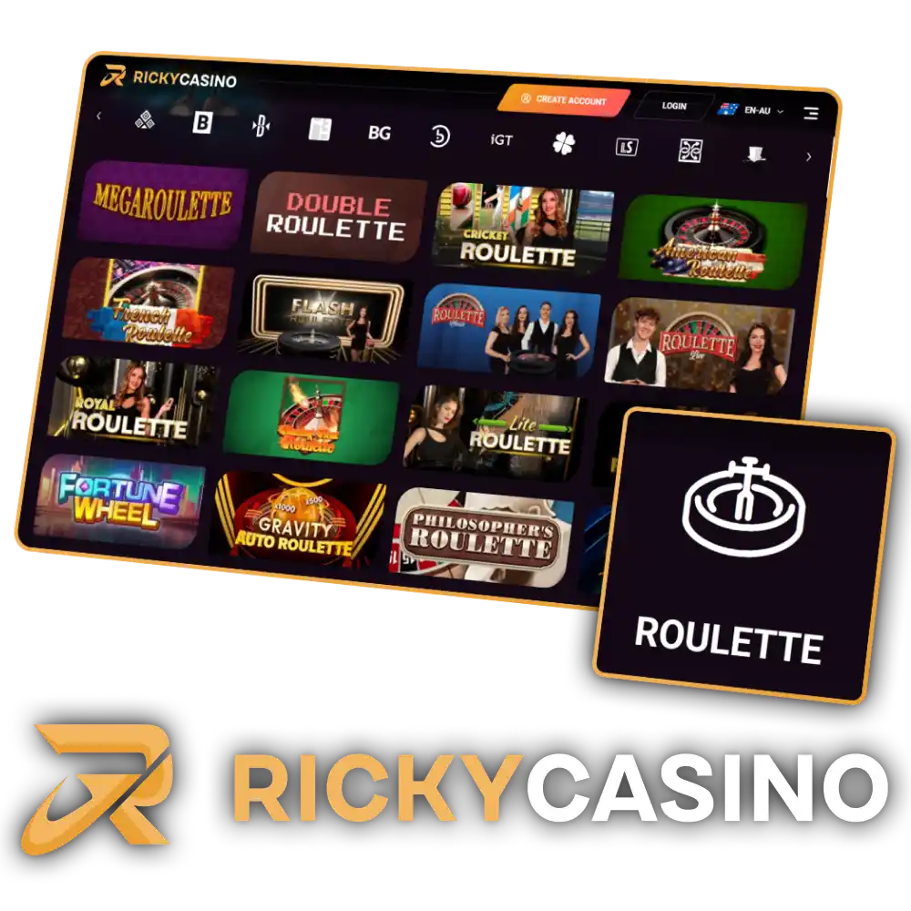 Enjoy classic and modern roulette experiences at Ricky Casino on desktop and mobile.