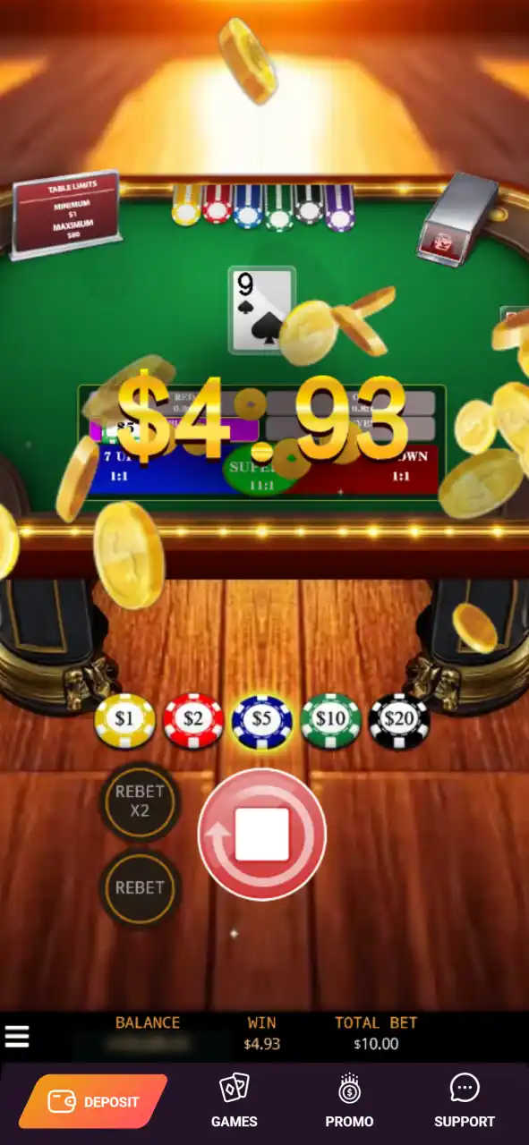 Enjoy smooth real-time gaming experience with responsive controls at Ricky Casino.